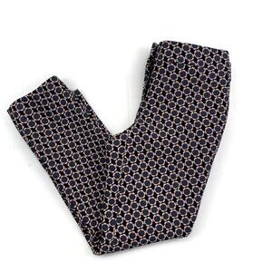 Ann Taylor Petite Devin Fit Jacquard/Textured Daisy/Floral Print Women's Size 0P